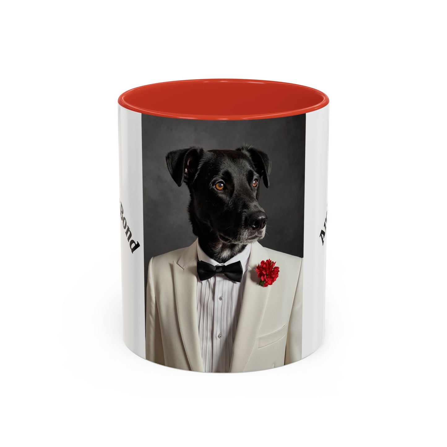 Stylish Dog Themed Coffee Mug, Personalized Coffee Cup, Dog Lover Gift, Funny Pet Mug, Unique Dog Owner Gift James Bond Dog Mug