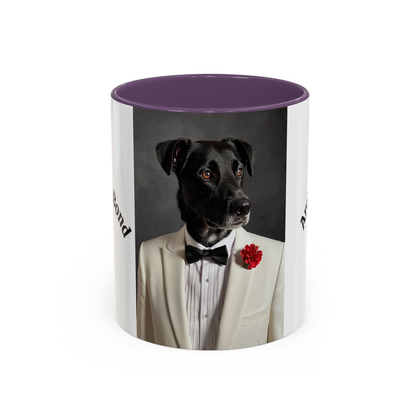 Stylish Dog Themed Coffee Mug, Personalized Coffee Cup, Dog Lover Gift, Funny Pet Mug, Unique Dog Owner Gift James Bond Dog Mug