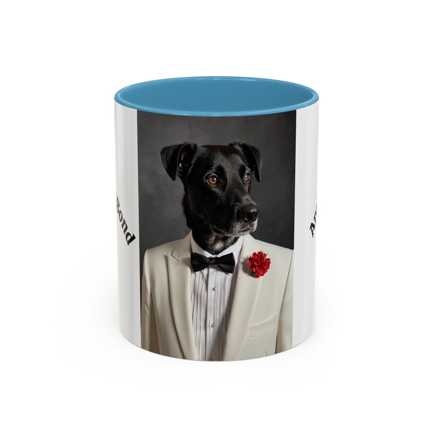 Stylish Dog Themed Coffee Mug, Personalized Coffee Cup, Dog Lover Gift, Funny Pet Mug, Unique Dog Owner Gift James Bond Dog Mug