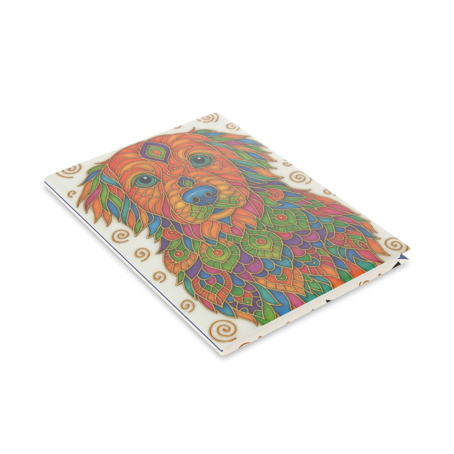 Dog Lover Hardcover Notebook, Puffy Journal for Pet Owners, Colorful Gift for Dog Lovers, Fun Dog Inspired Notepad, Celebrate Life in Color