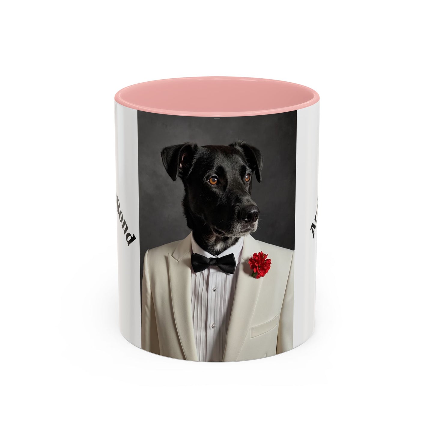 Stylish Dog Themed Coffee Mug, Personalized Coffee Cup, Dog Lover Gift, Funny Pet Mug, Unique Dog Owner Gift James Bond Dog Mug
