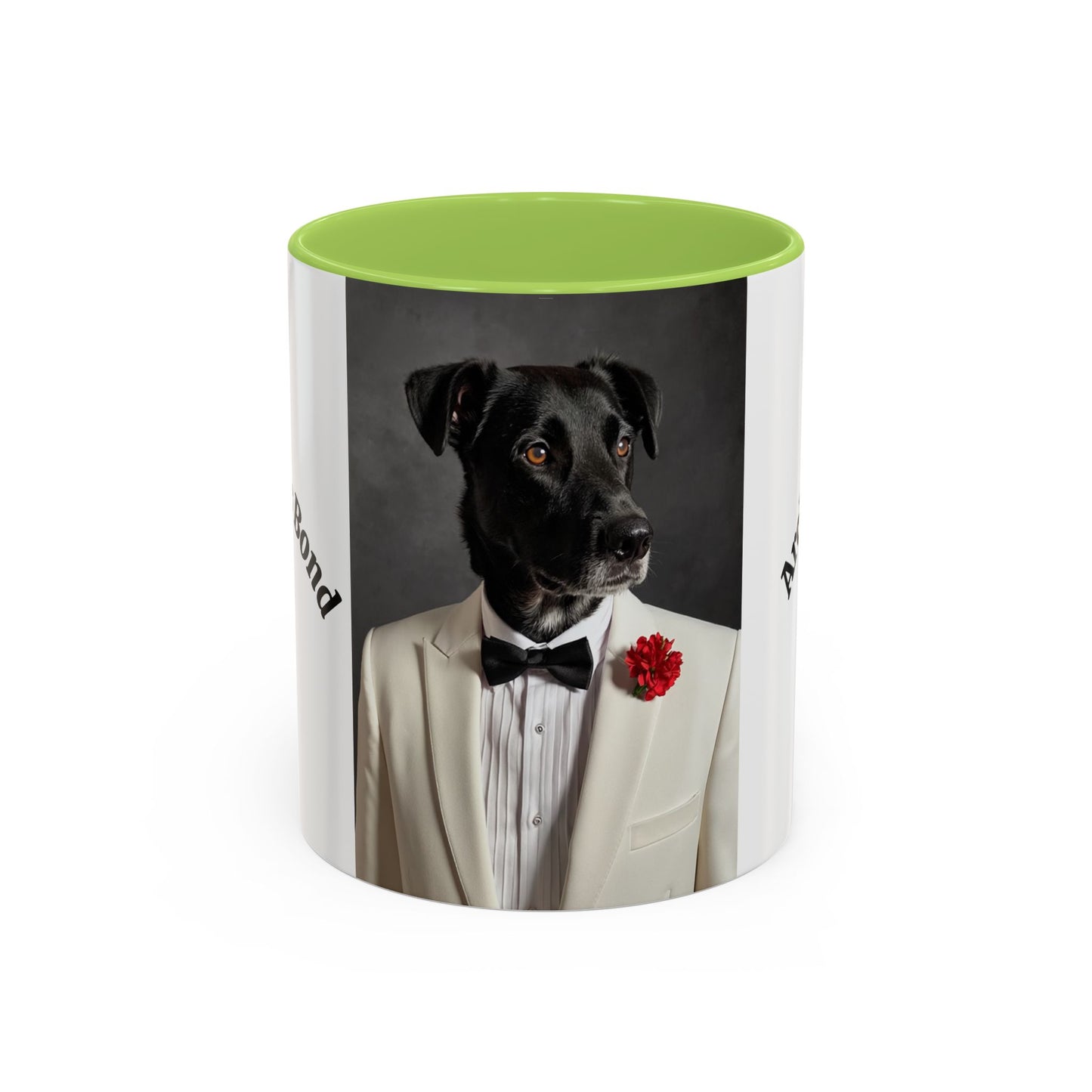 Stylish Dog Themed Coffee Mug, Personalized Coffee Cup, Dog Lover Gift, Funny Pet Mug, Unique Dog Owner Gift James Bond Dog Mug