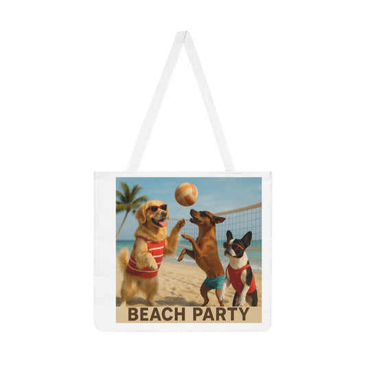Dog Lover Beach Shoulder Tote Bag, Carry All Bag, Dog Mom Gift, Dog Dad Gift, Beach Bag Tote, Dog Lover Gift
