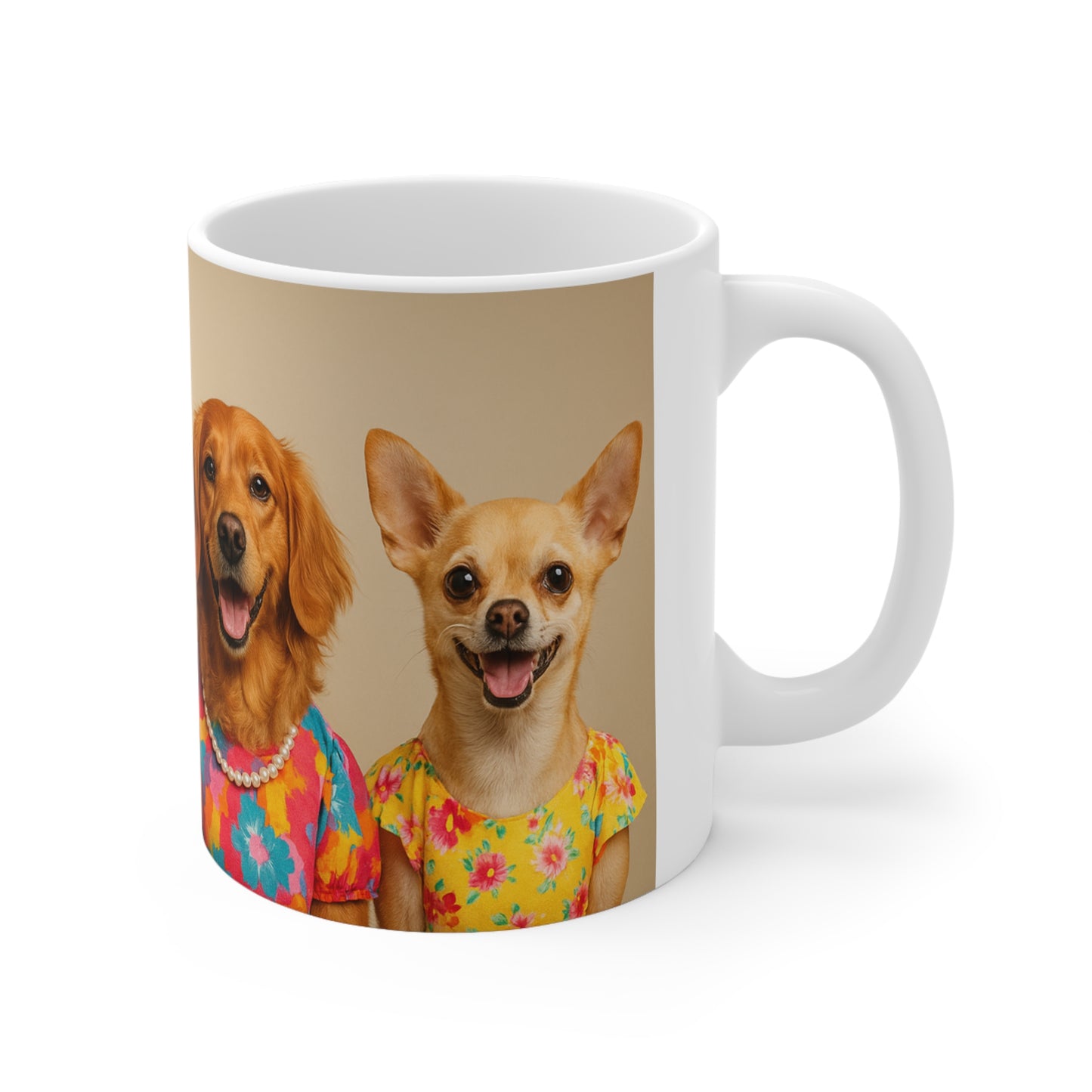 Dog Lovers Ceramic Coffee Cups, Funny Animal Mugs, Pet Owner Gifts, 11oz, 15oz, Cute Dog Design, Perfect for Birthdays, Funny Gift Ideas